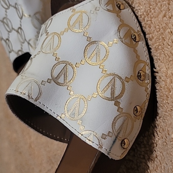 VALENTINO BY MARIO VALENTINOKiki Heeled Slide Sandal SZ 7.5 MARKED EU 38 - Picture 10 of 14